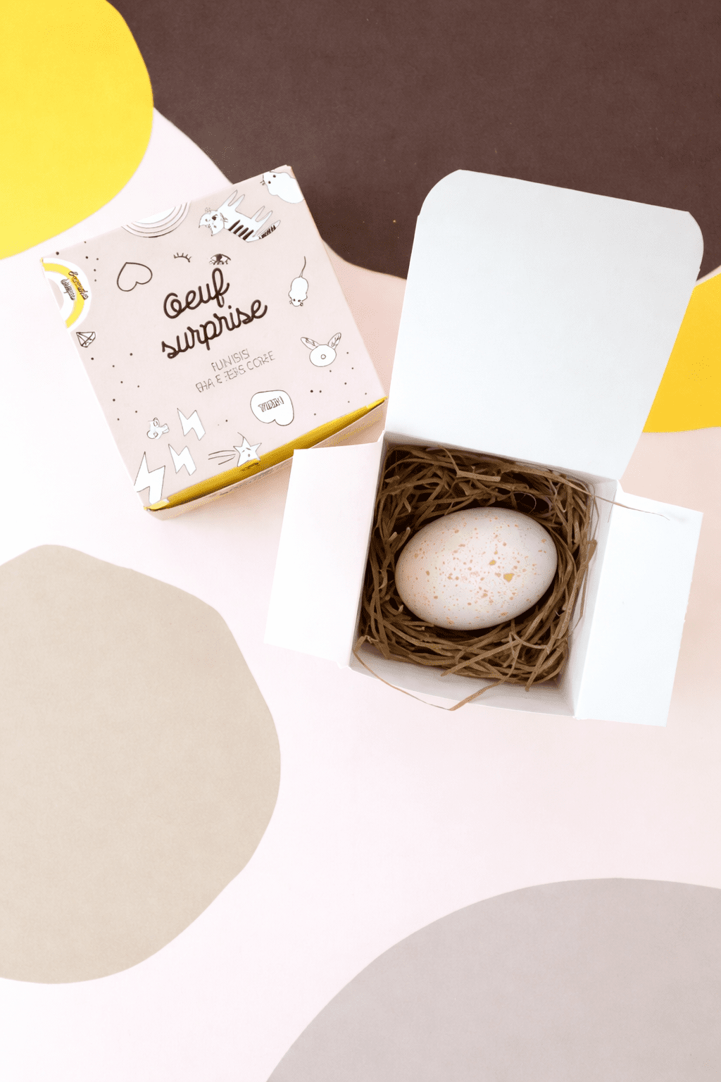 Œuf Message à Craquer - Boîte Surprise Personnalisable - Oboxe