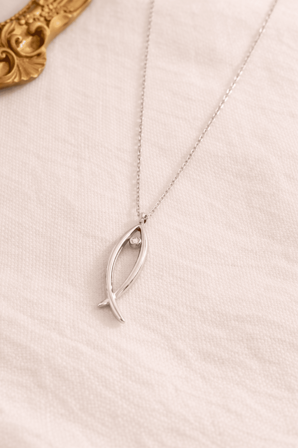Collier Pendentif Poisson – Argent - Oboxe