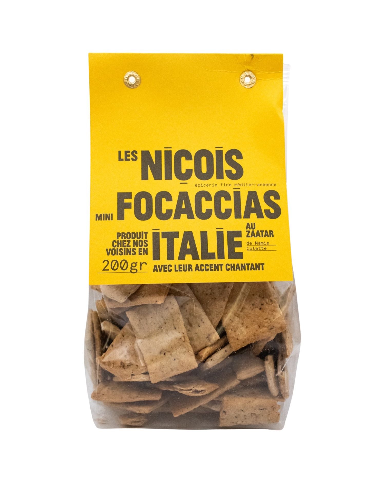 Mamie Colette – Mini - Focaccias Au Zaatar - Oboxe