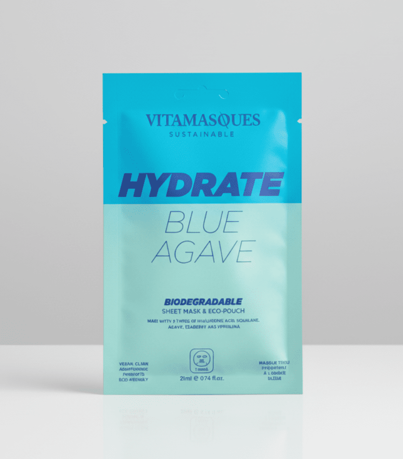 Hydrate Blue Agave – Masque Visage - Oboxe