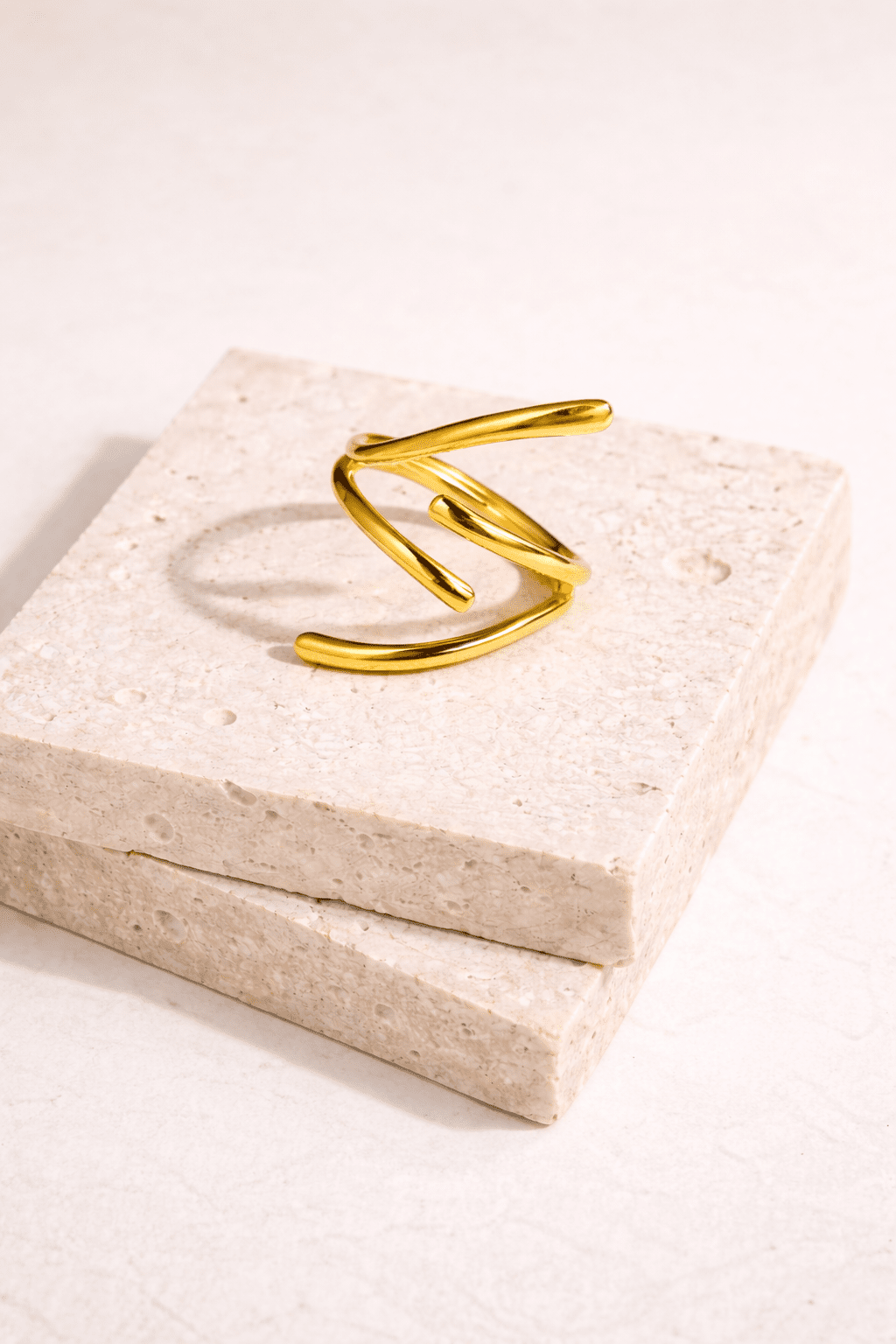 Bague Ajustable Géométrique Linea - Oboxe