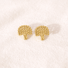 Boucles d’Oreilles Arbre – Dorées - Oboxe