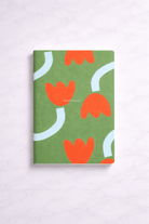 Carnet A5 Tulipe Verte - Oboxe