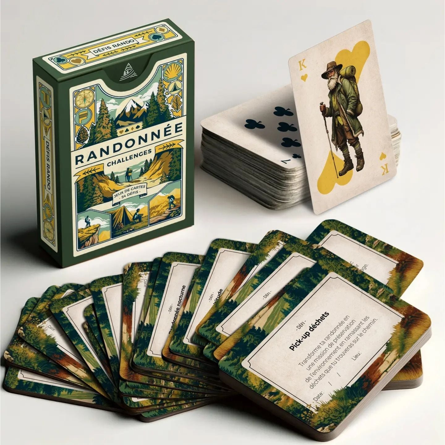 Jeu de Cartes Randonnée Challenges - Oboxe