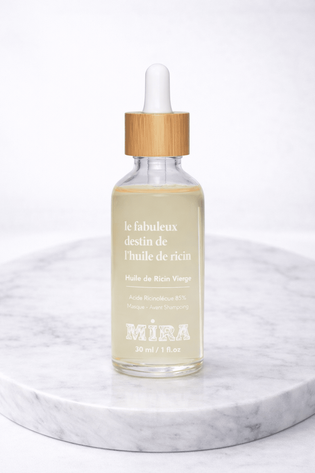 Huile De Ricin Pure - Cheveux, Cils, Ongles - Oboxe