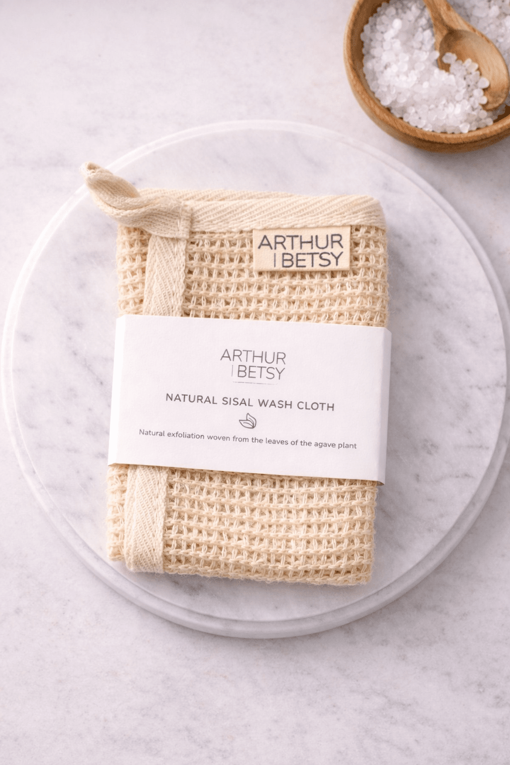 Gant De Toilette Naturel En Sisal & Flanelle - Oboxe