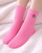 Chaussettes Pastèque - Rose - Oboxe