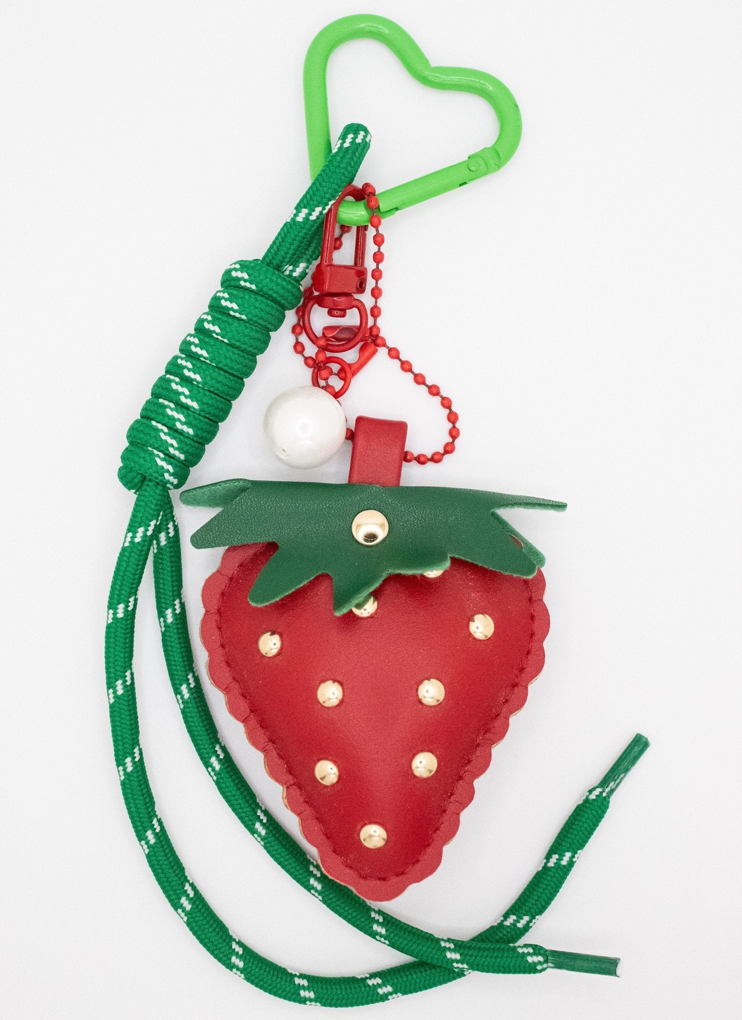 Grigri De Sac – Fraise Rouge & Lacets Verts - Oboxe