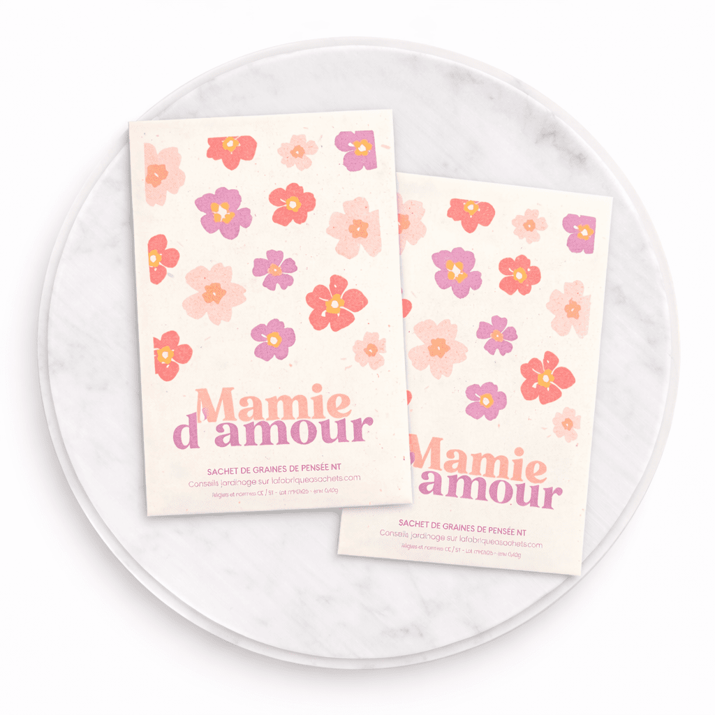 Mamie d’Amour – Sachet De Graines De Pensées - Oboxe