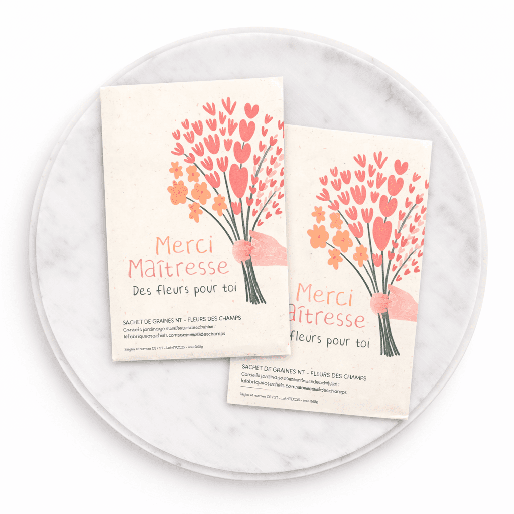 Merci Maîtresse – Graines de Fleurs des Champs - Oboxe