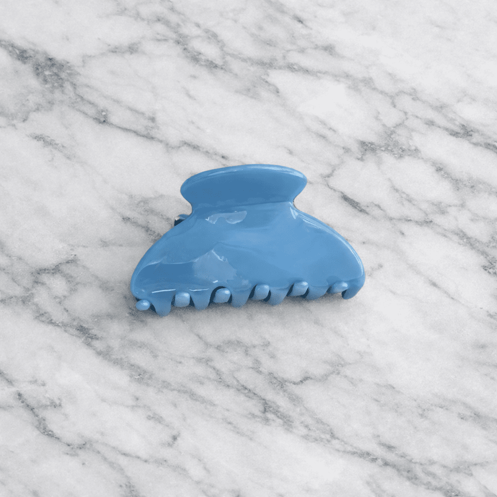 Pince à cheveux bleu ciel - Oboxe