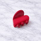 Pince à cheveux cœur rouge - Oboxe