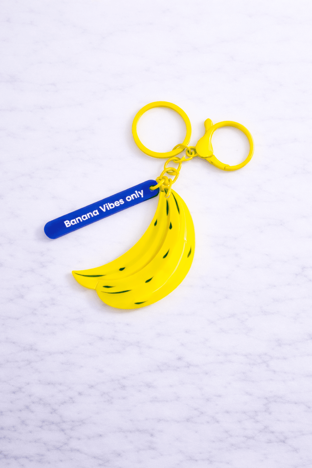 Porte - clés Banane “Banana Vibes Only” - Oboxe