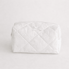 Trousse matelassée broderie blanche - Oboxe