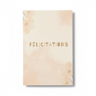 Carte Félicitations – Fleurs Pastel - Oboxe