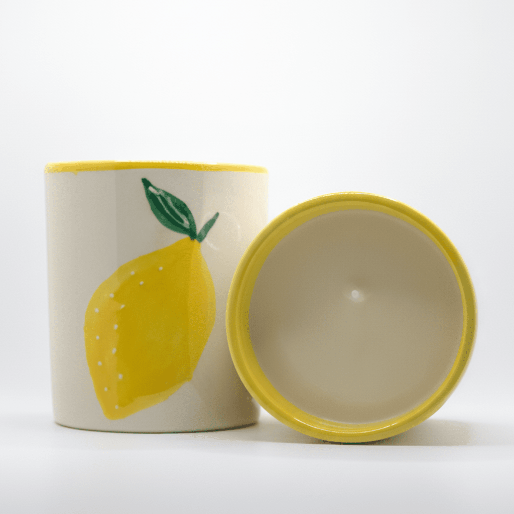Bougie Céramique Citron & Basilic - Oboxe