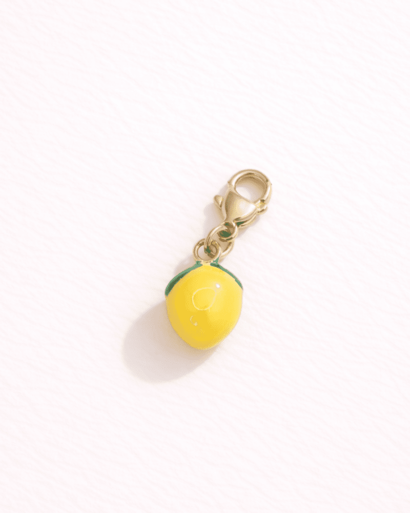 Pendentif Citron Jaune - Oboxe