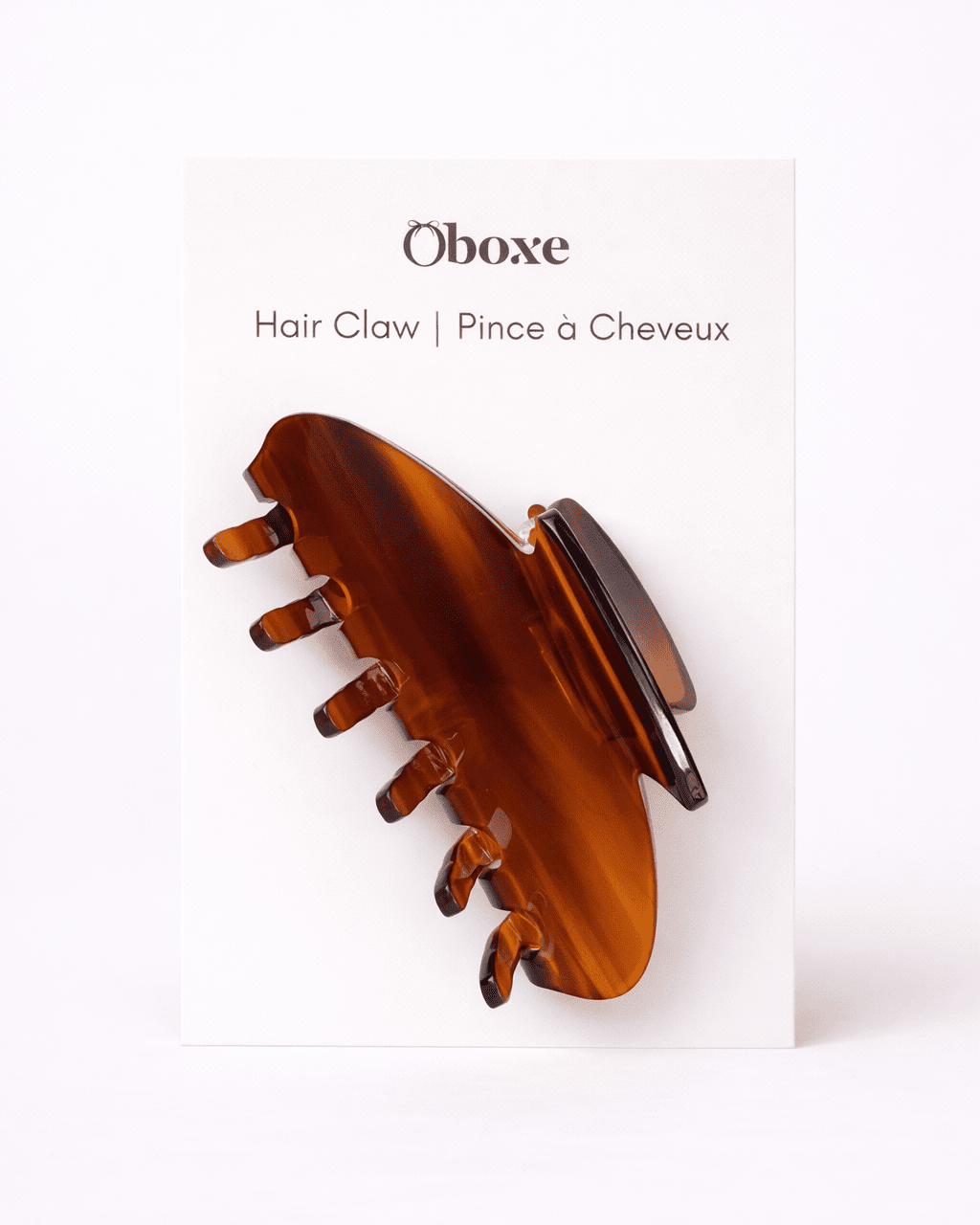 Pince À Cheveux – Marron Ambré - Oboxe