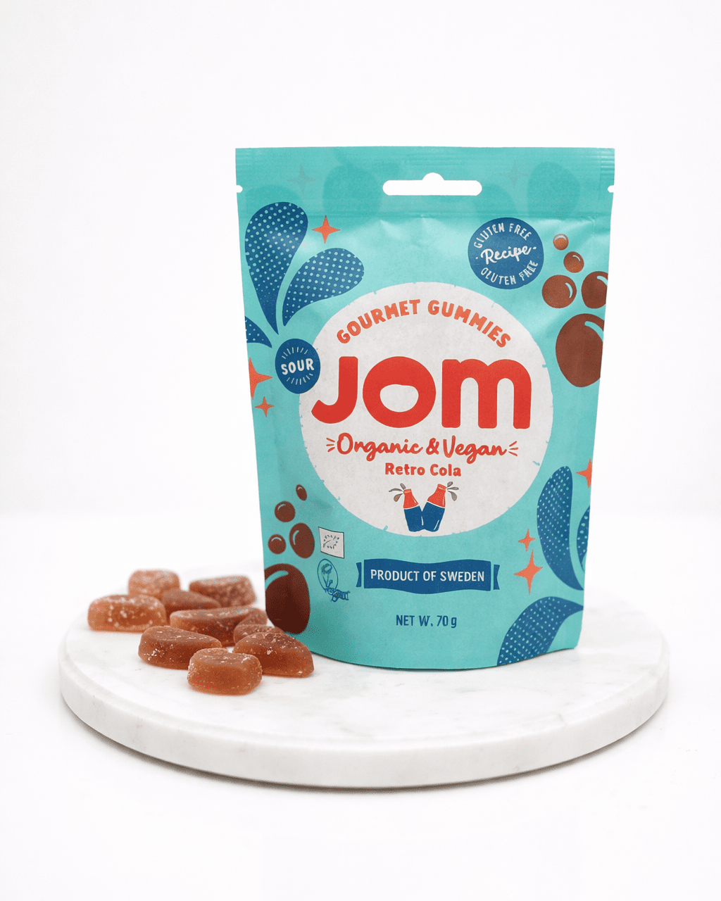 Bonbons Sour Retro Cola – Bio & Vegan - Oboxe