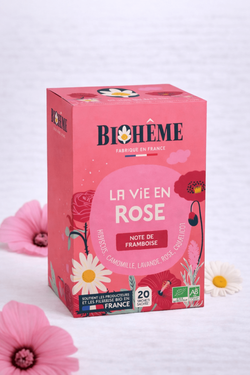Infusion La Vie en Rose – 20 Infusettes - Oboxe