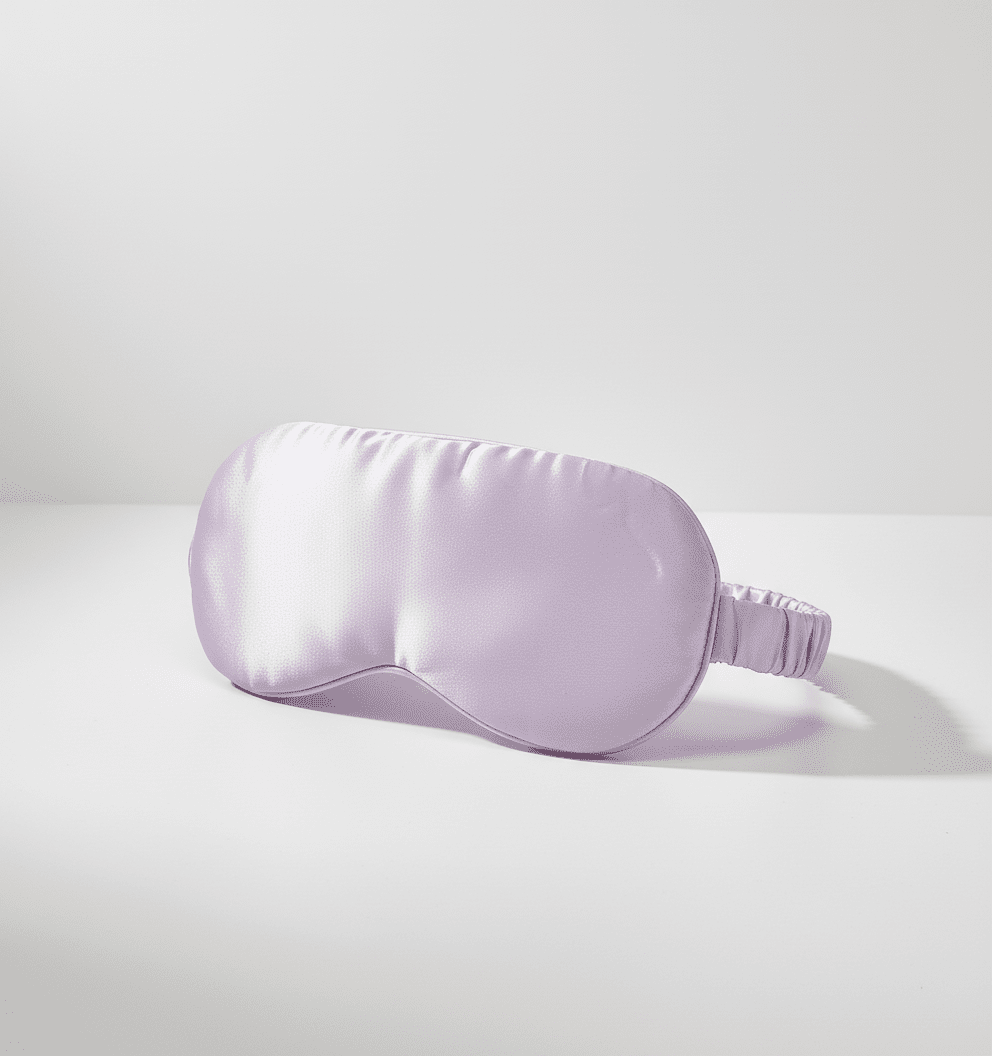 Masque De Sommeil En 100% Soie - Lilas - Oboxe