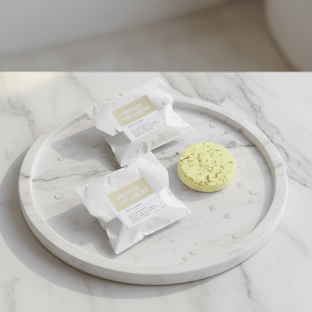 Galet De Douche – Citron & Menthe Poivrée - Oboxe