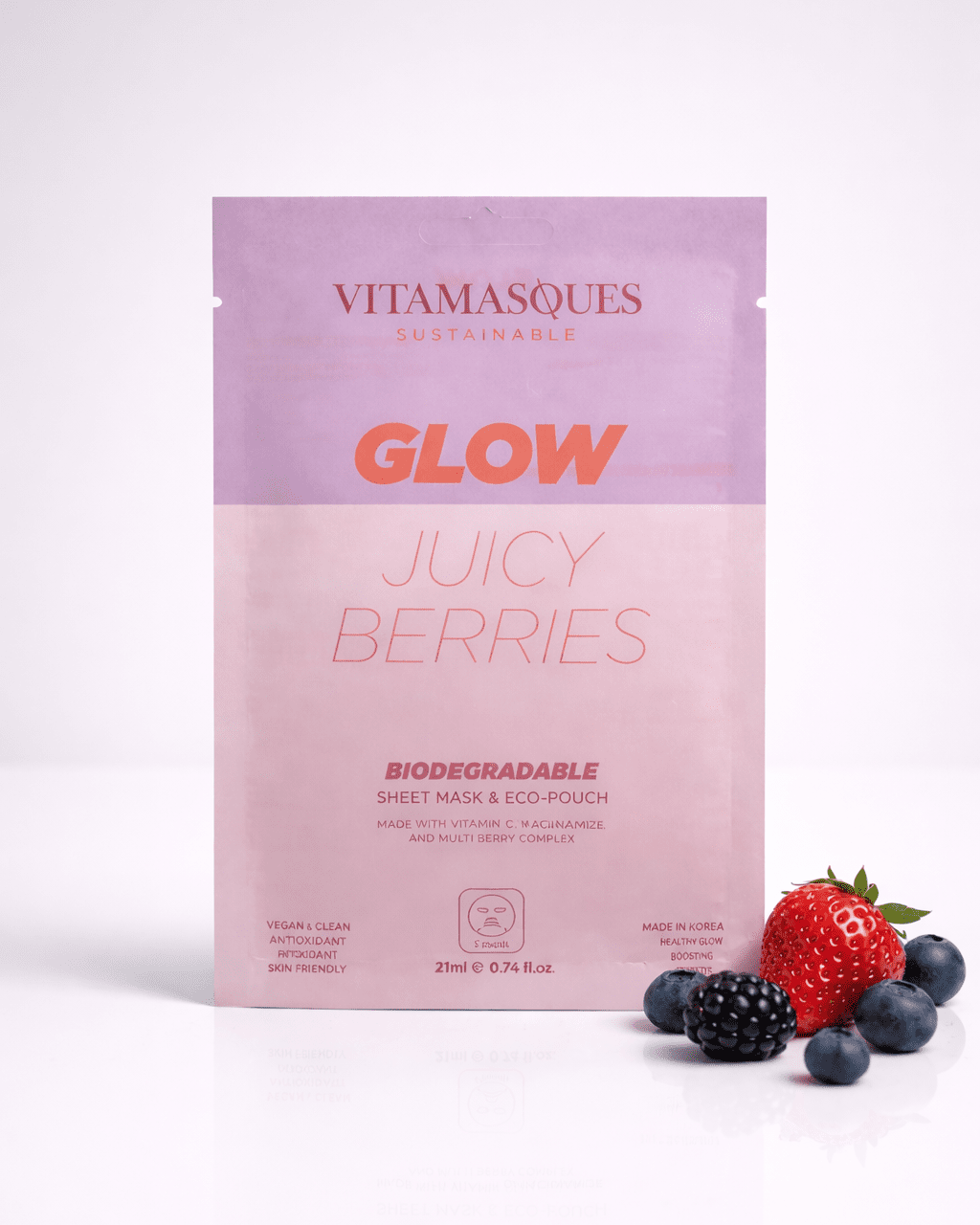 Glow Juicy Berries – Masque Visage - Oboxe
